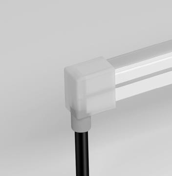 Front Side Bottom Silicone LED Strip End Cap For Aston 0612 Strip Light